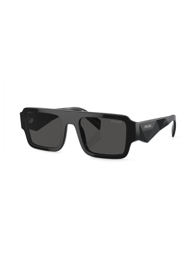 Black Symbole Square-frame Sunglasses