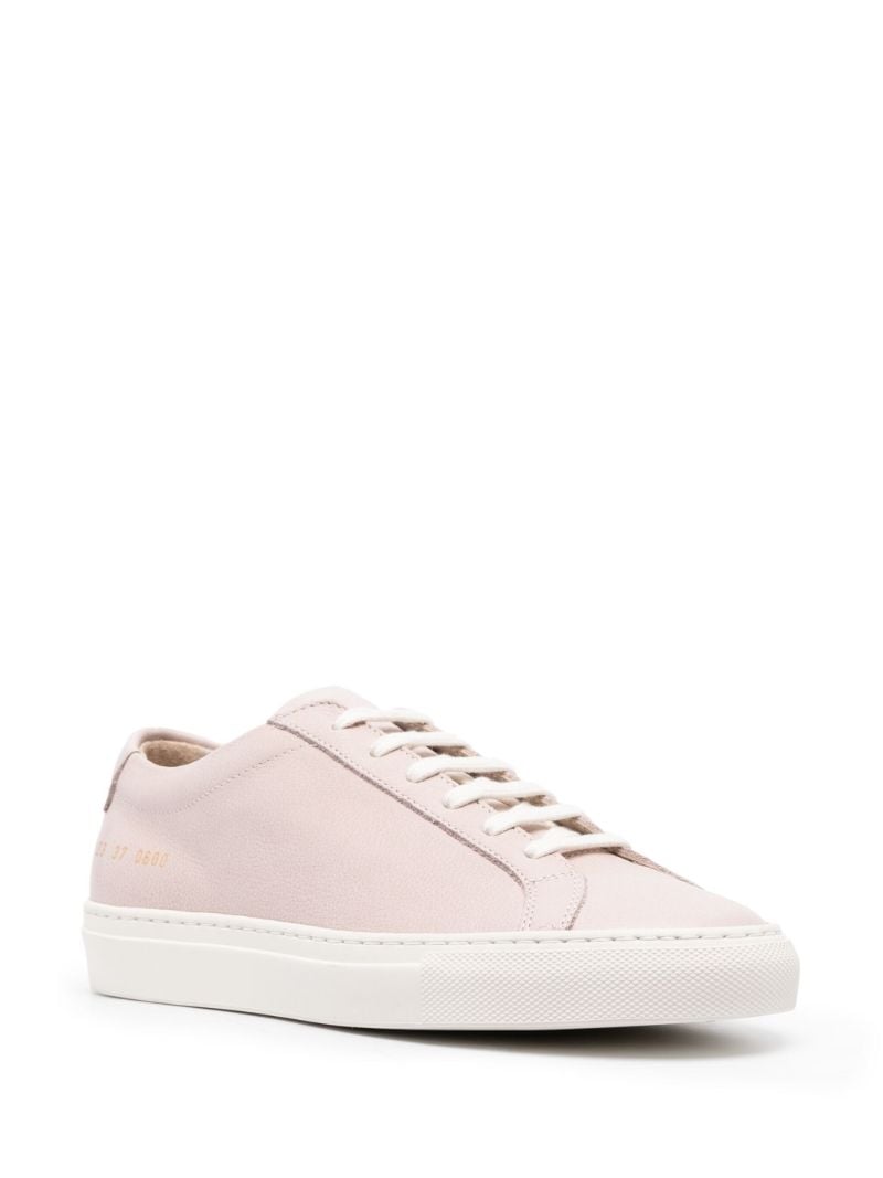 Pink Achilles Leather Sneakers