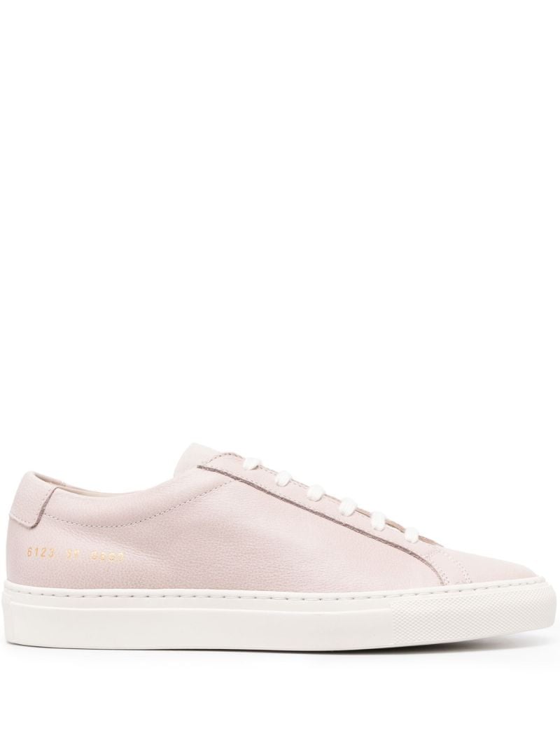 Pink Achilles Leather Sneakers