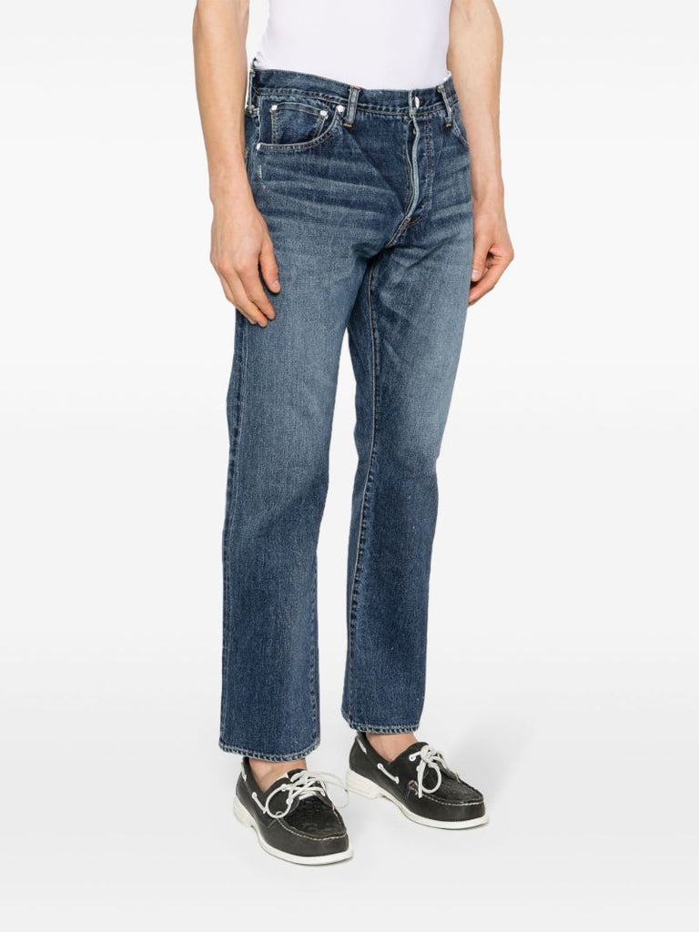 Blue Social Sculpture 11 Mid-rise Straight-leg Jeans