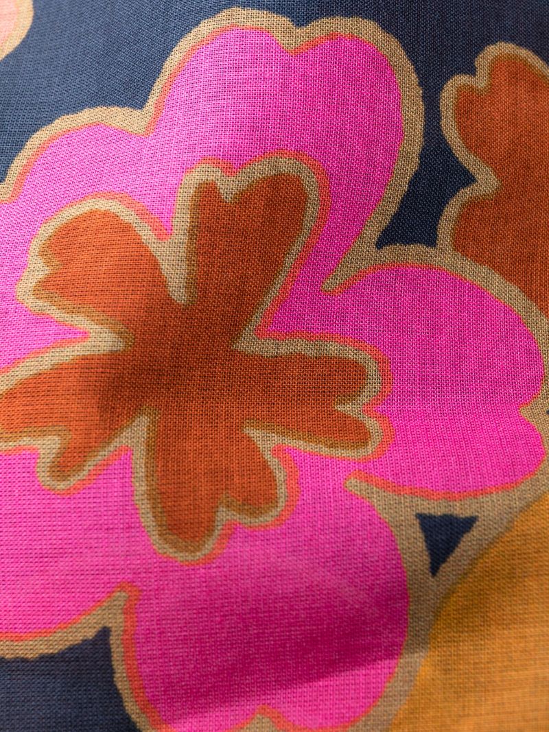 Blue Printed Cotton Pareo