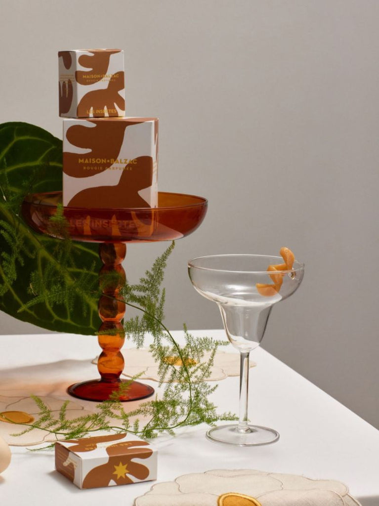 Clear Le Twist Cocktail Glass