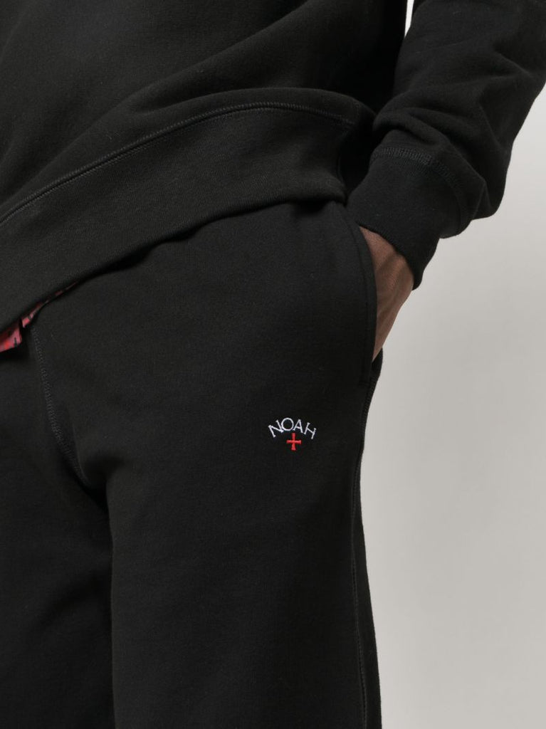 Black Logo-embroidered Cotton Track Pants