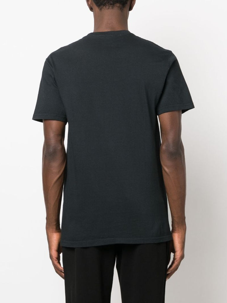 Black Logo-print Cotton T-shirt