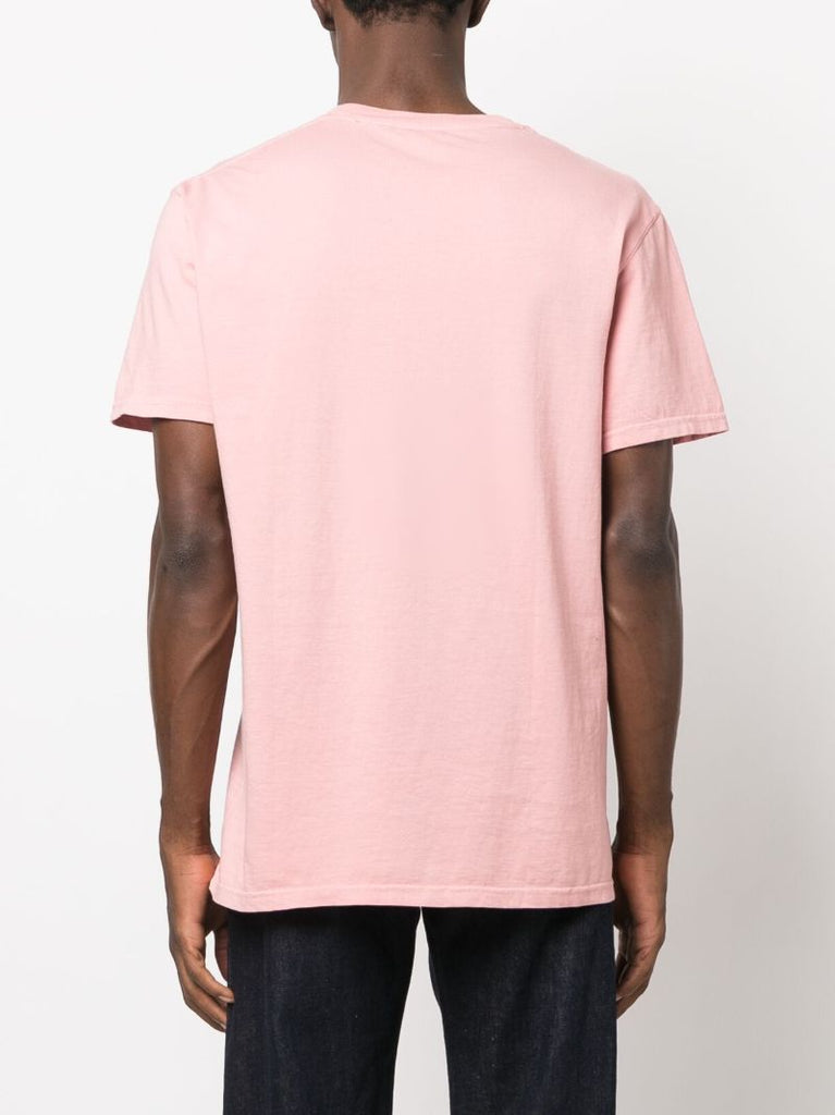 Pink Logo-print Cotton T-shirt