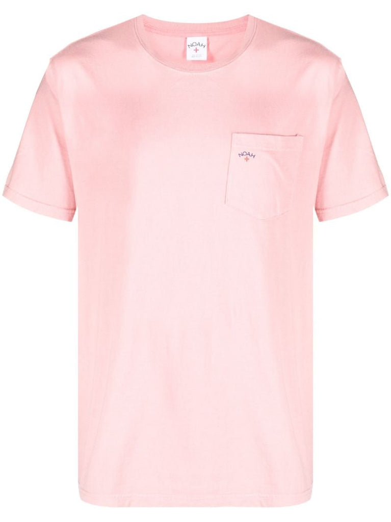 Pink Logo-print Cotton T-shirt