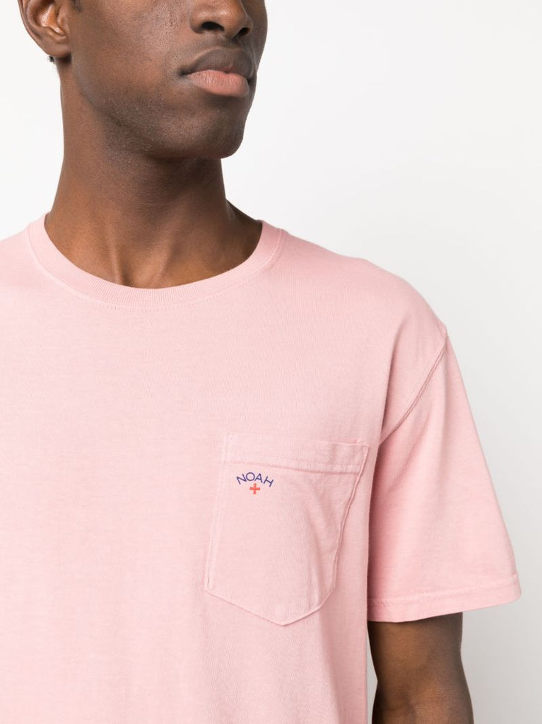 Pink Logo-print Cotton T-shirt