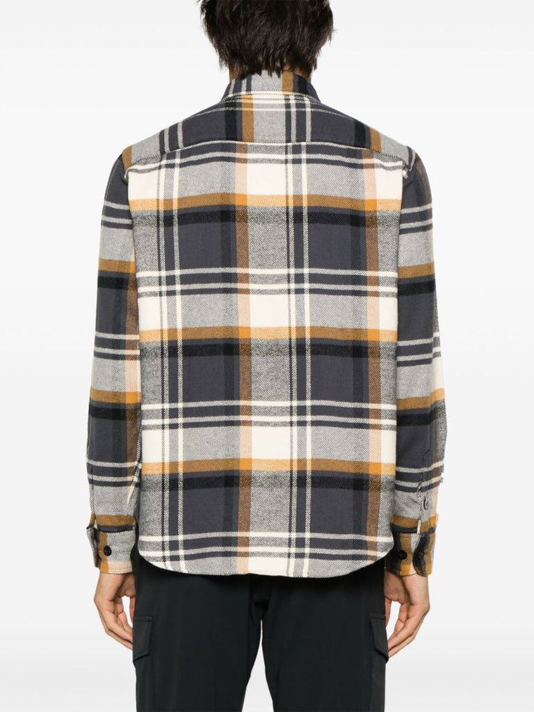 Blue Heavyweight Plaid Flannel Shirt