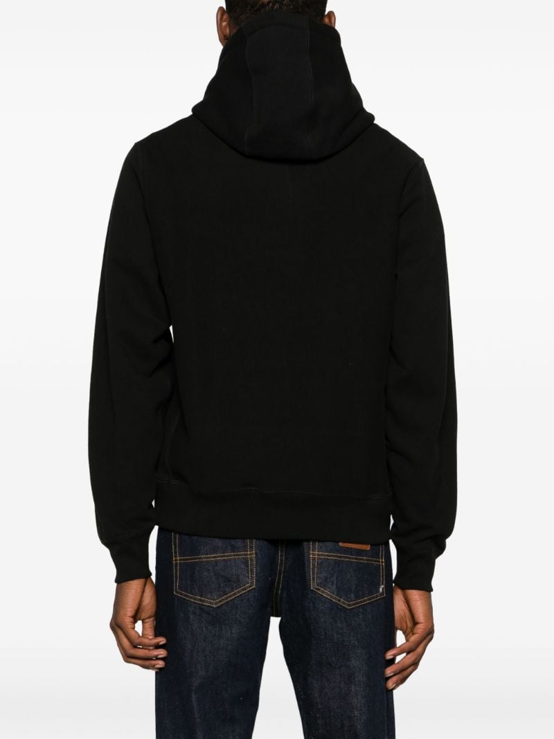 Black Classic Cotton Hoodie