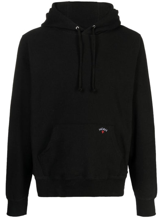 Black Classic Cotton Hoodie