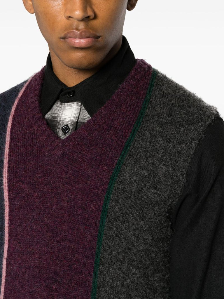 Grey Shetland Wool Vest