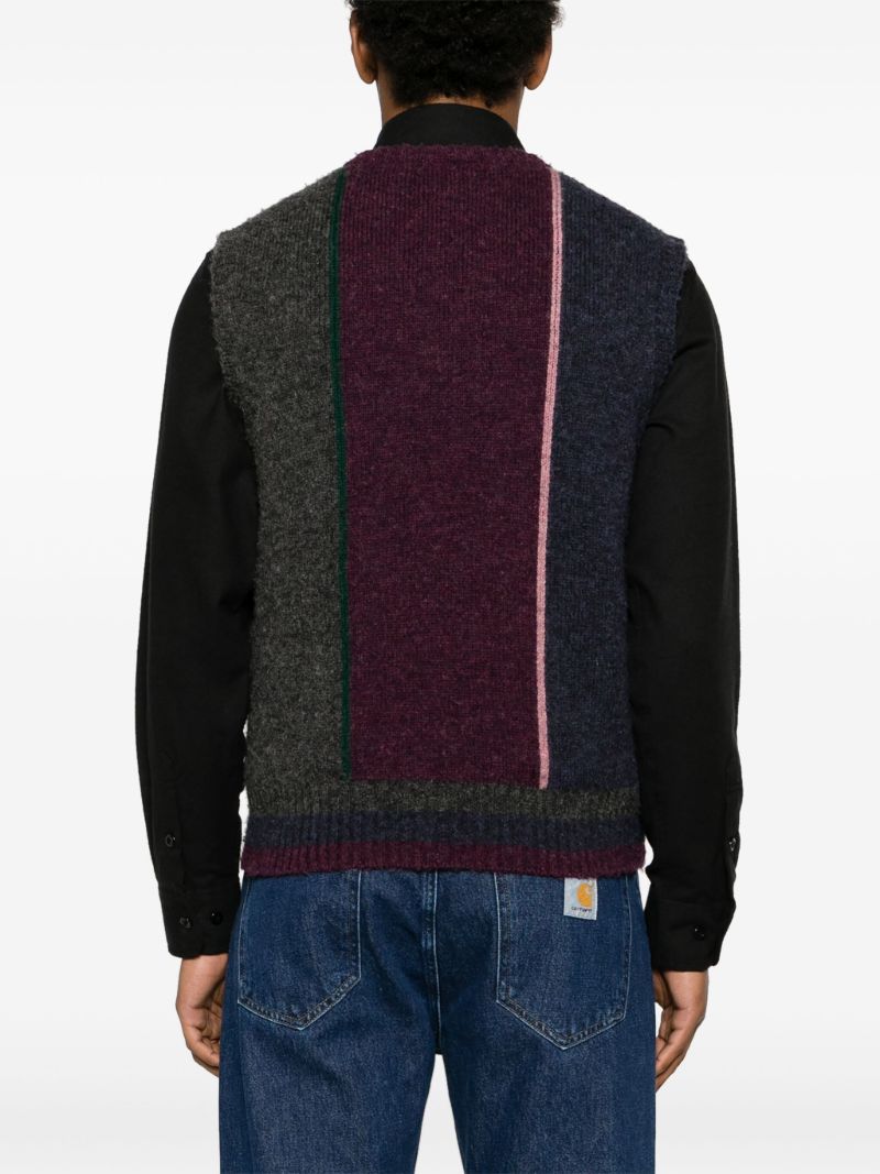 Grey Shetland Wool Vest