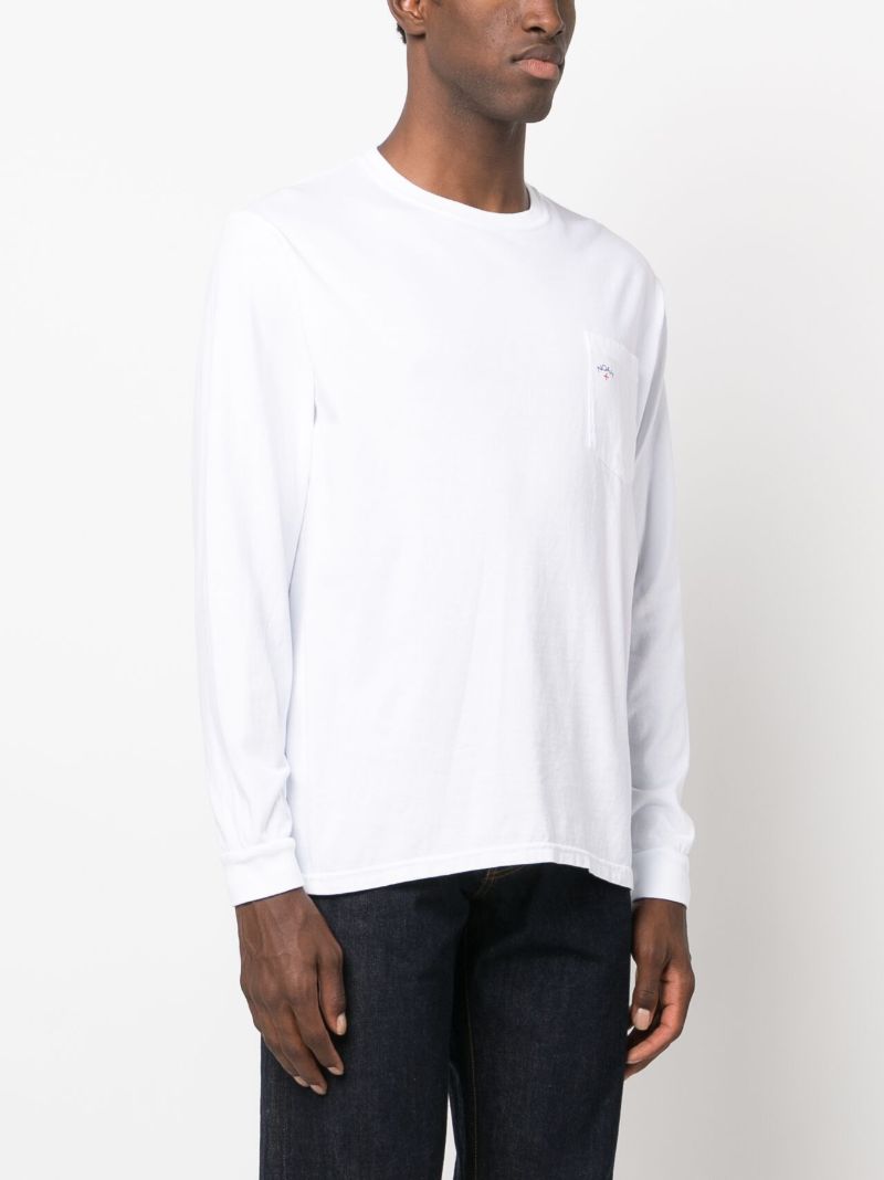 White Logo-print Cotton T-shirt