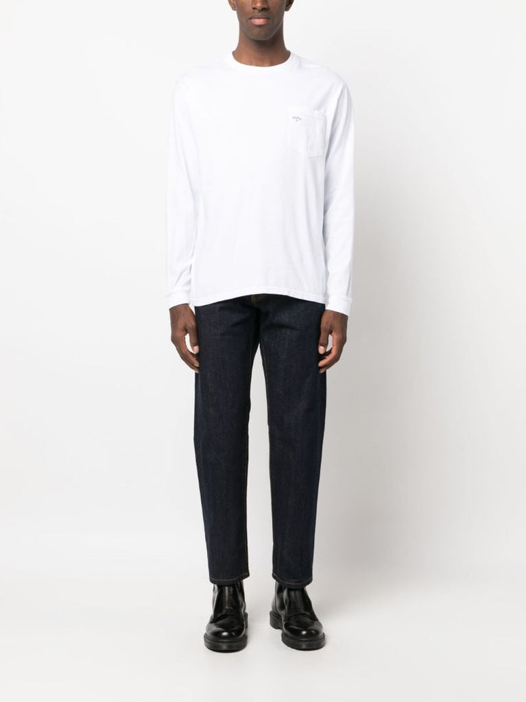 White Logo-print Cotton T-shirt