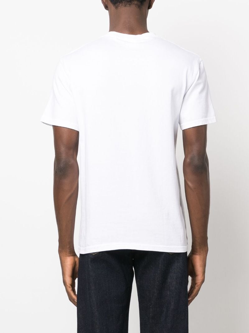 White Logo-print Cotton T-shirt