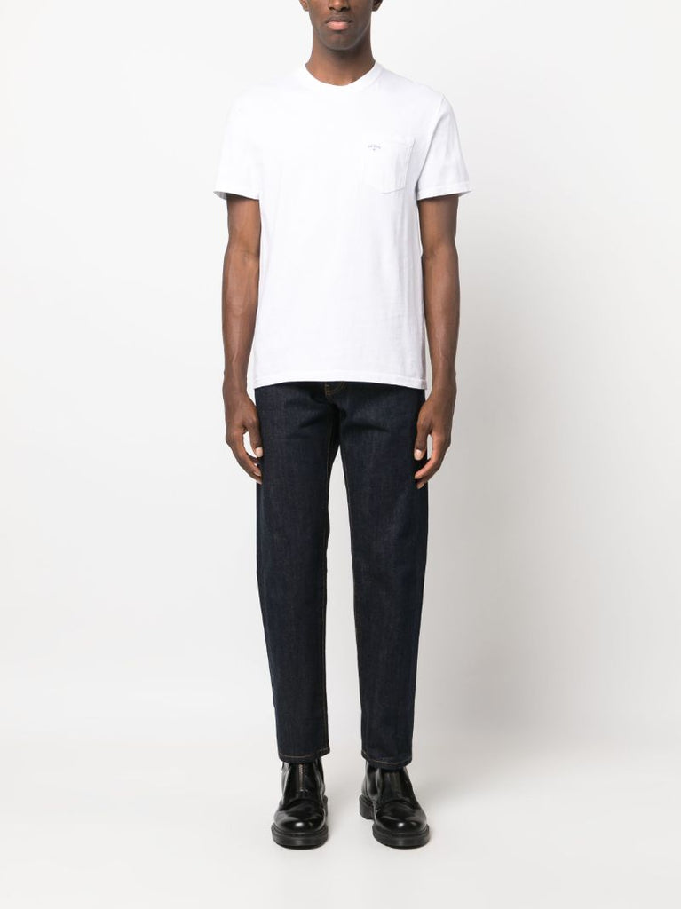 White Logo-print Cotton T-shirt