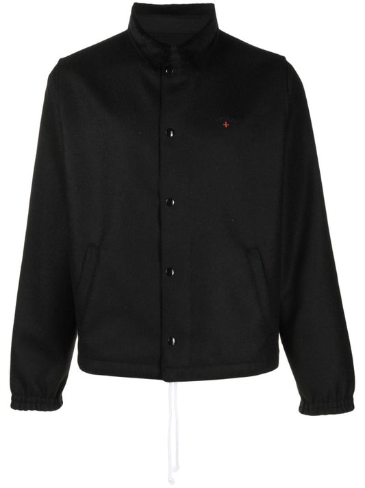 Black Campus Shirt Jacket