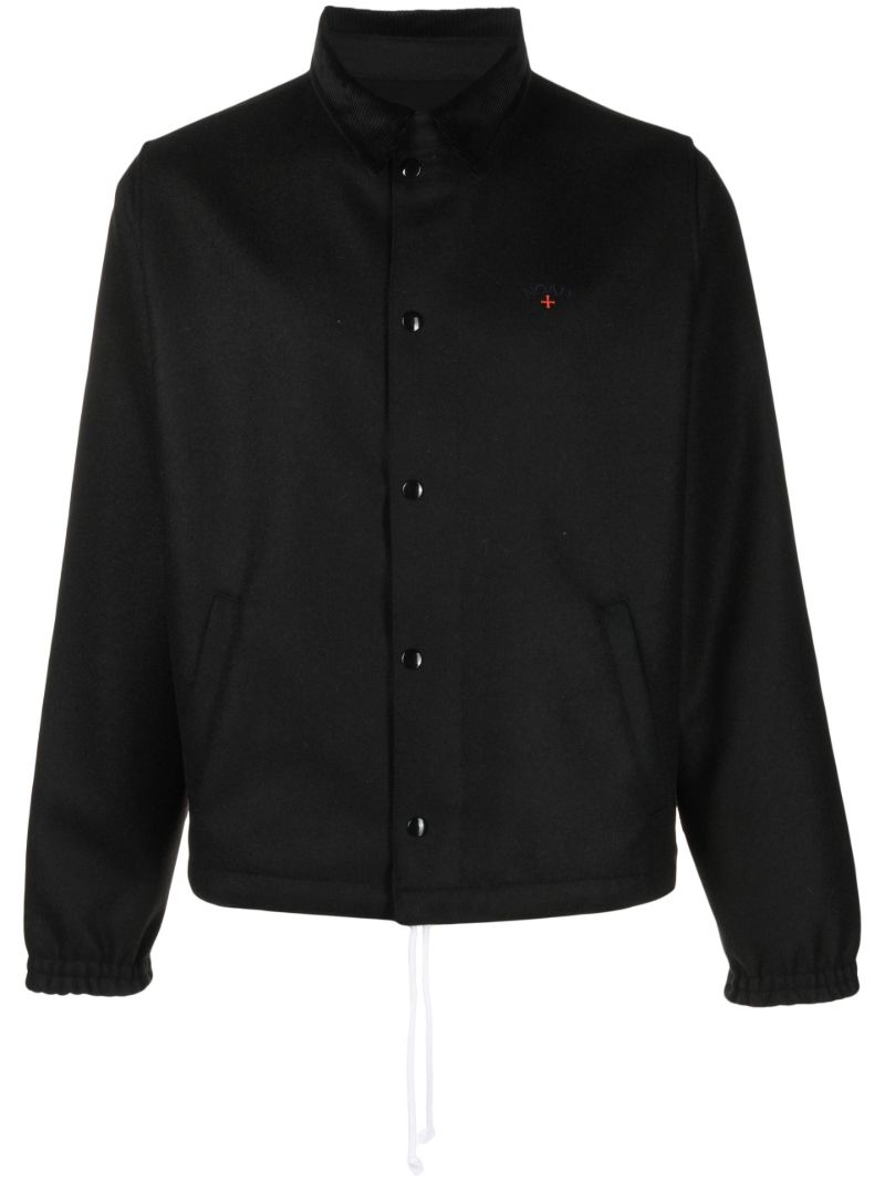 Black Campus Shirt Jacket