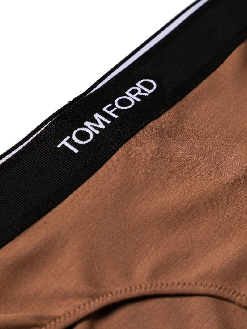 Brown Logo-waistband Jersey Briefs