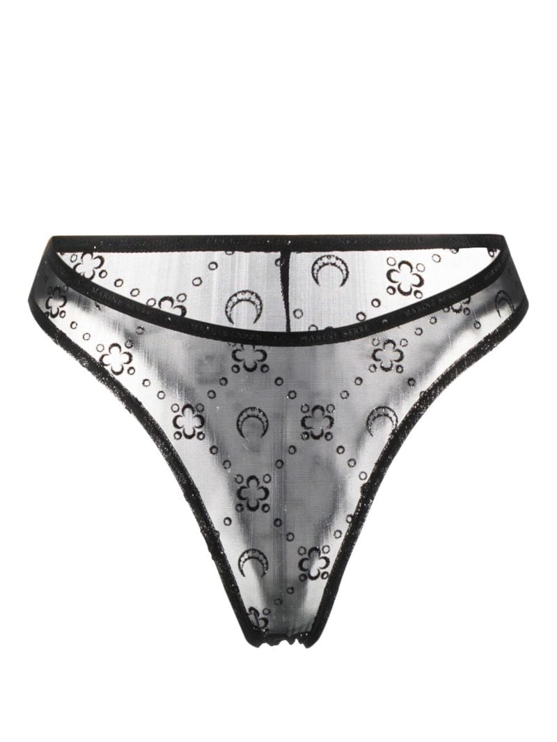 Black Crescent Moon Briefs