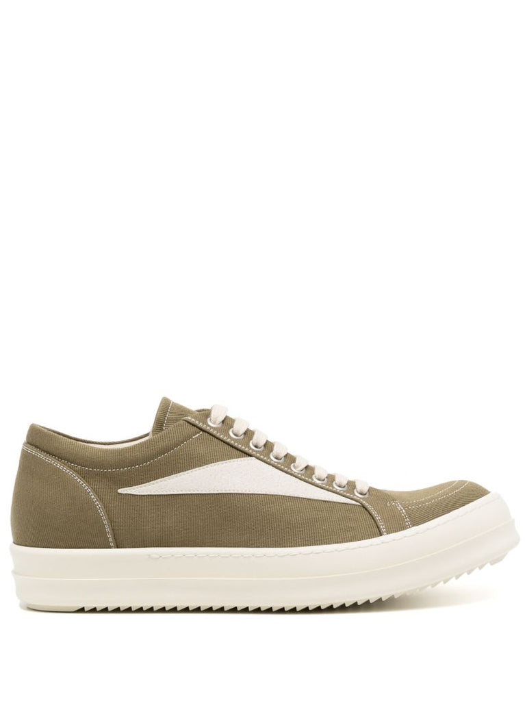 Green Vintage Denim Sneakers