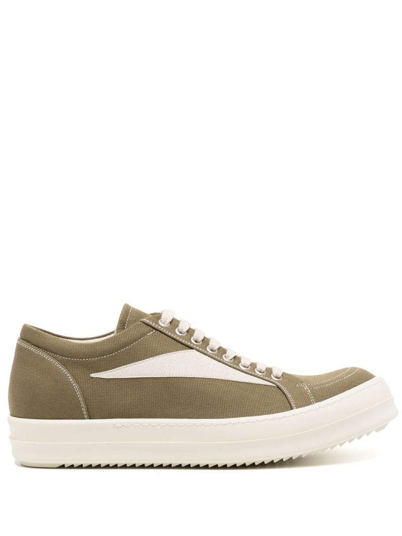 Green Vintage Denim Sneakers