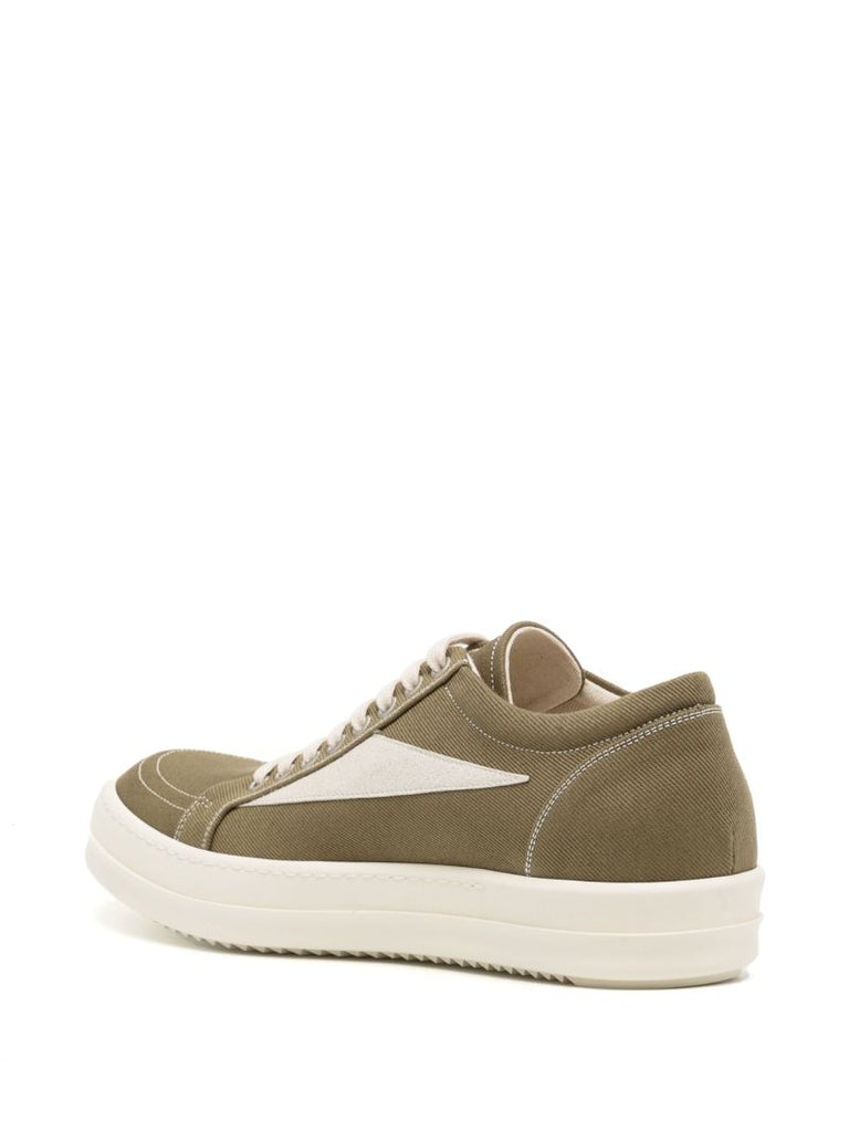 Green Vintage Denim Sneakers