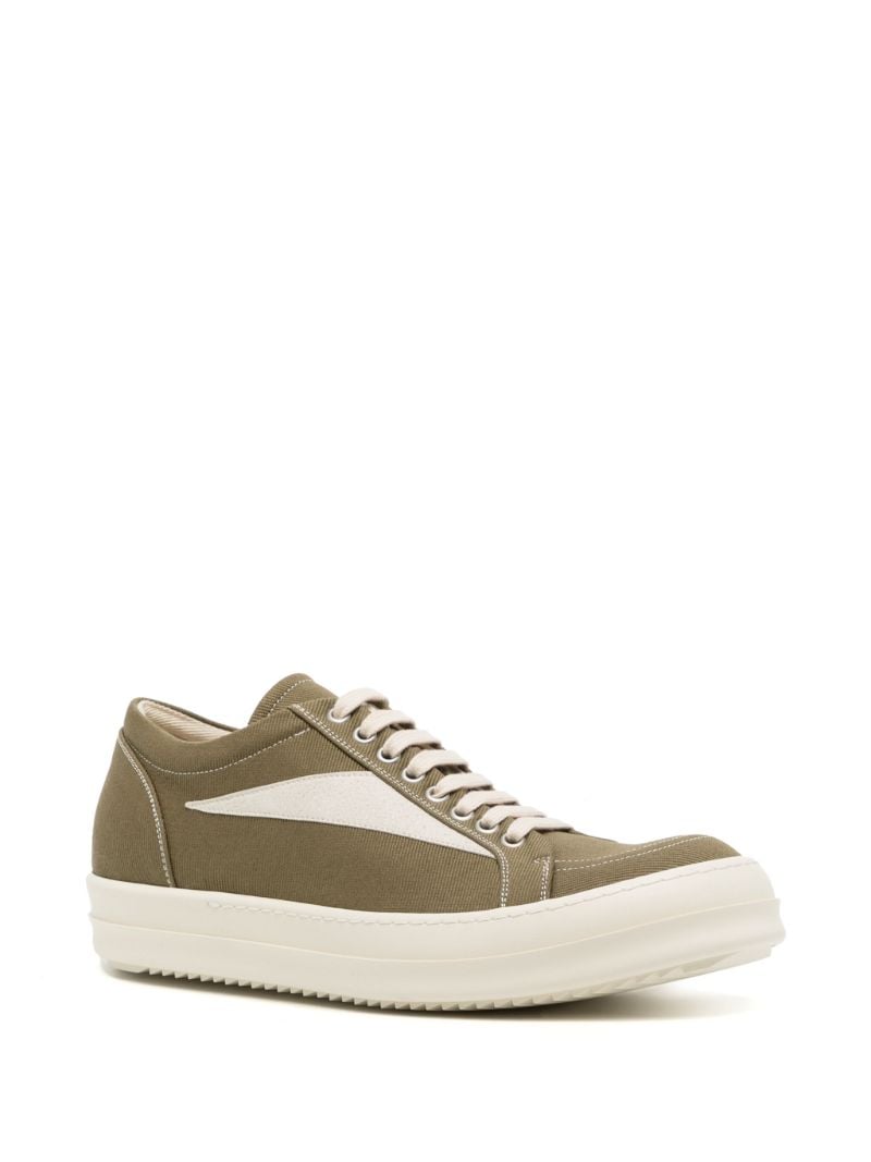 Green Vintage Denim Sneakers