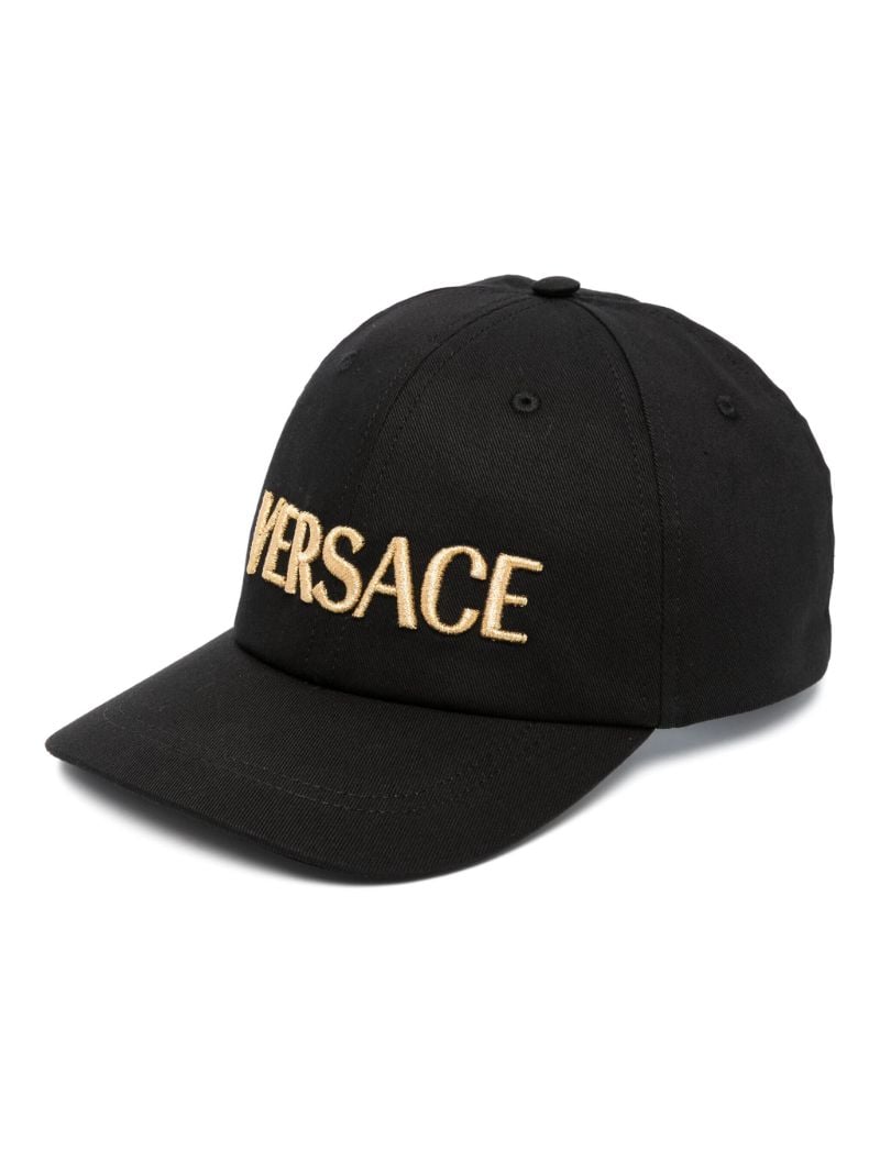 Black Logo-embroidered Cotton Baseball Cap