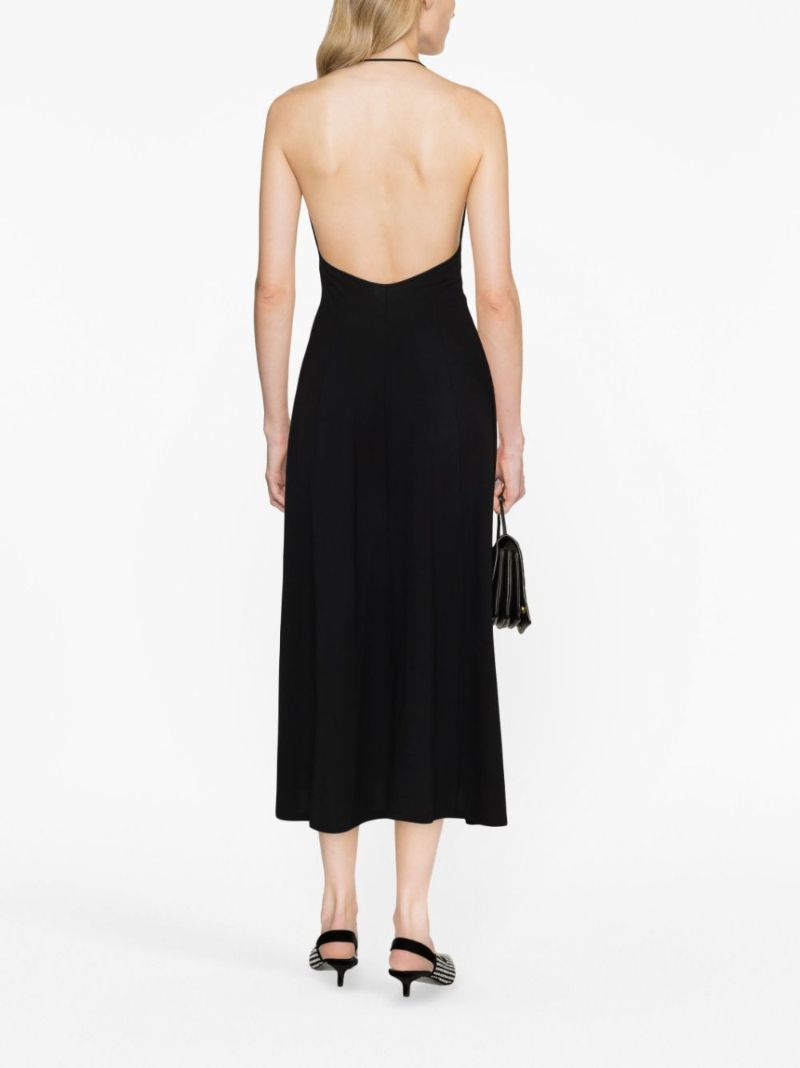 Black the Raysha Halterneck Midi Dress