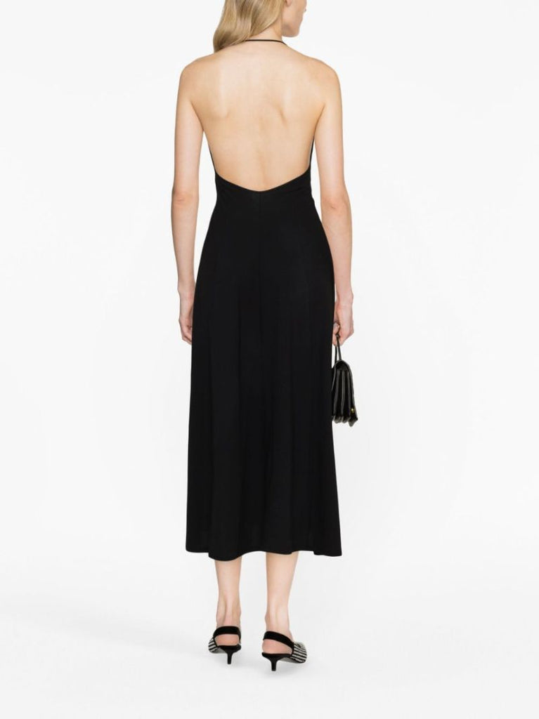 Black the Raysha Halterneck Midi Dress