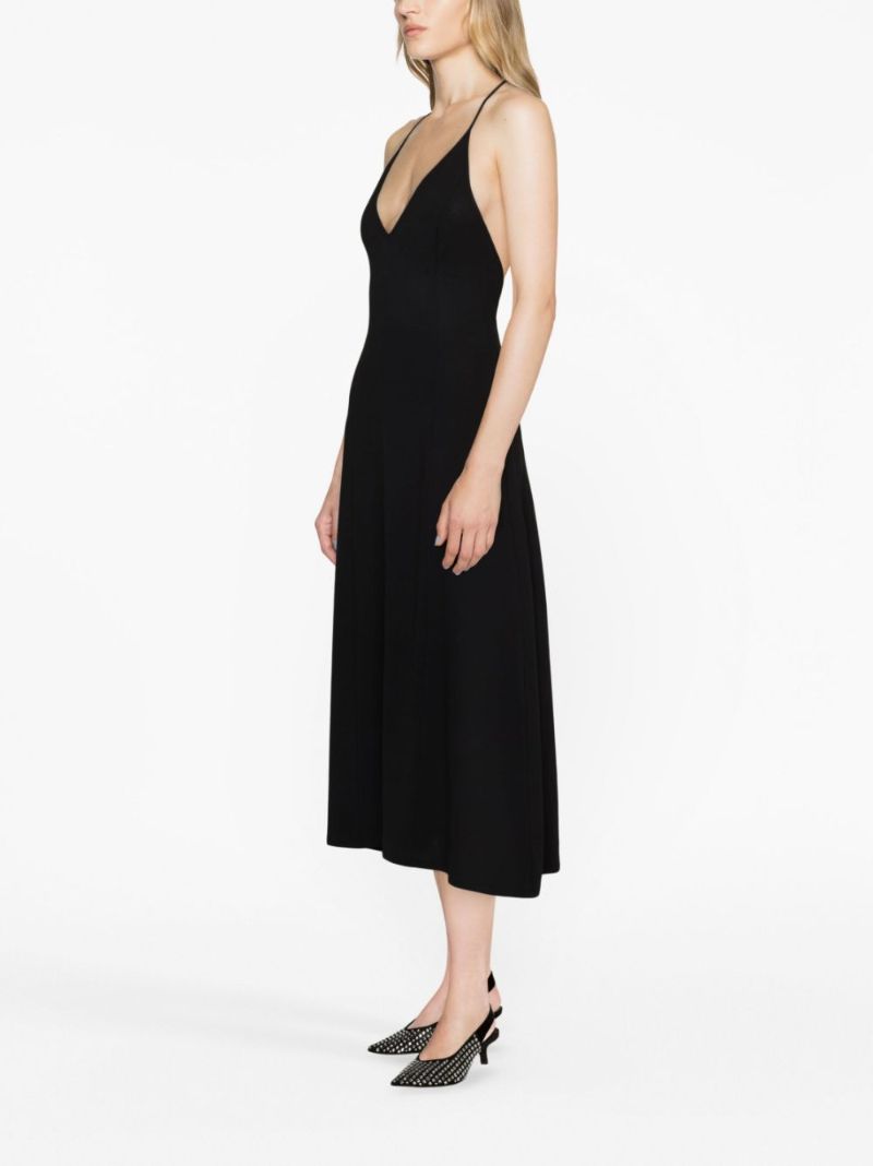 Black the Raysha Halterneck Midi Dress