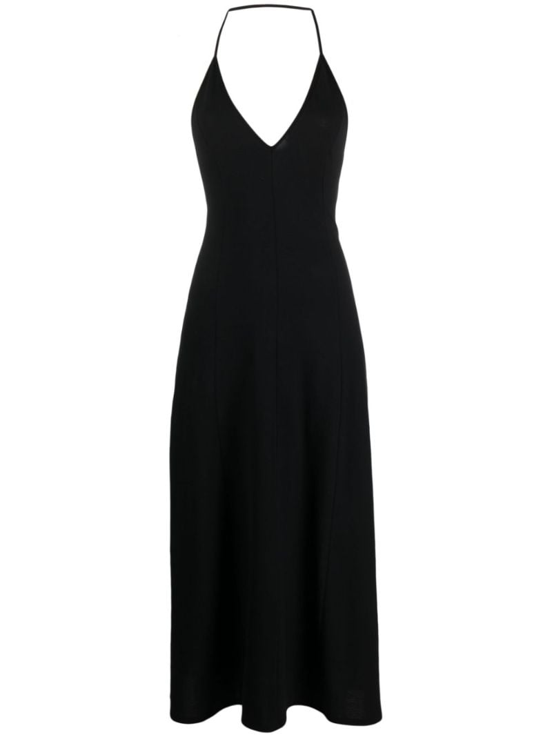 Black the Raysha Halterneck Midi Dress