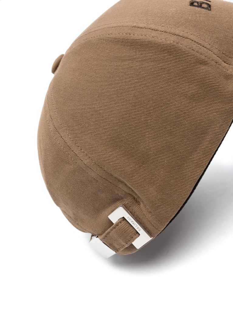 Brown Logo-embroidered Baseball Cap