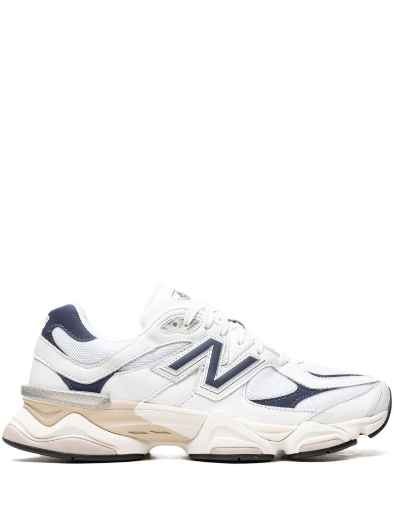 White 9060 Panelled Sneakers