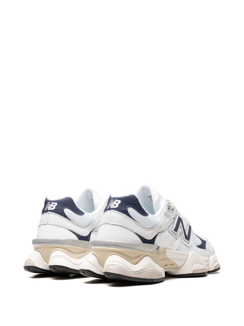 White 9060 Panelled Sneakers