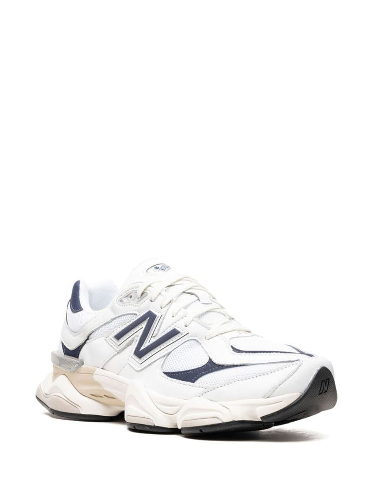 White 9060 Panelled Sneakers