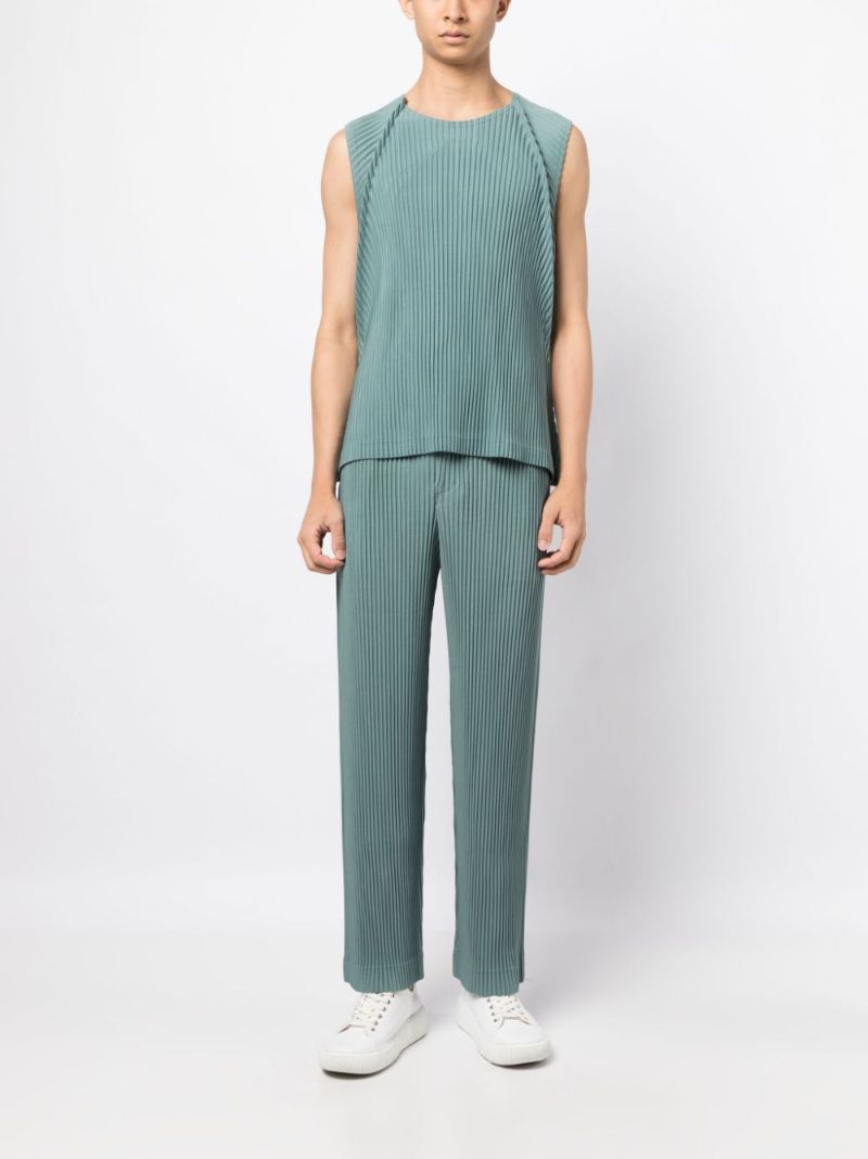 Green Mc August Pleated Trousers