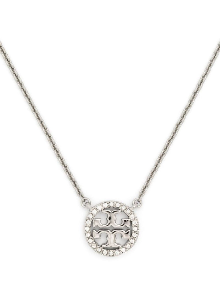Silver-tone Miller Crystal Necklace
