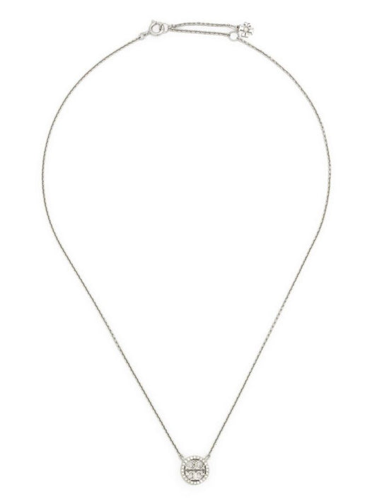 Silver-tone Miller Crystal Necklace