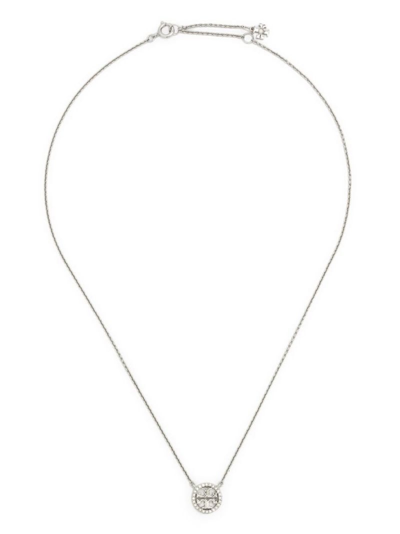Silver-tone Miller Crystal Necklace