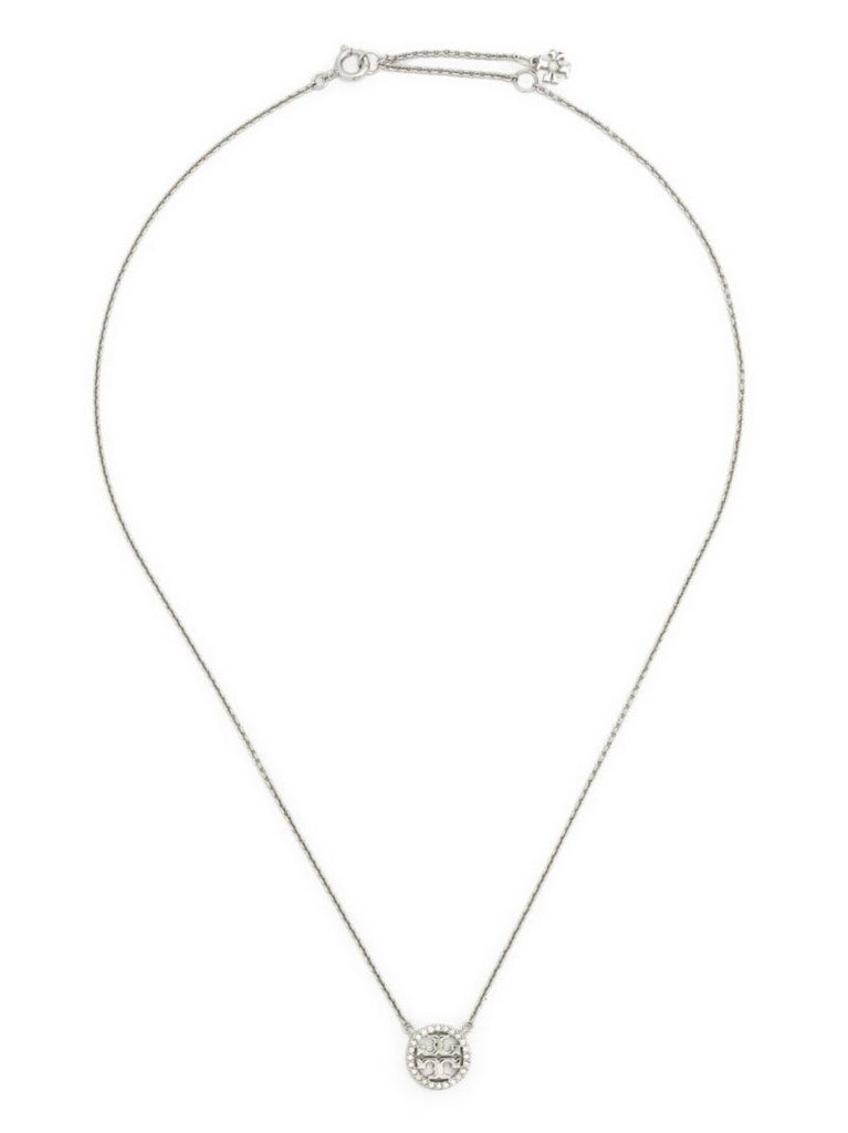 Silver-tone Miller Crystal Necklace