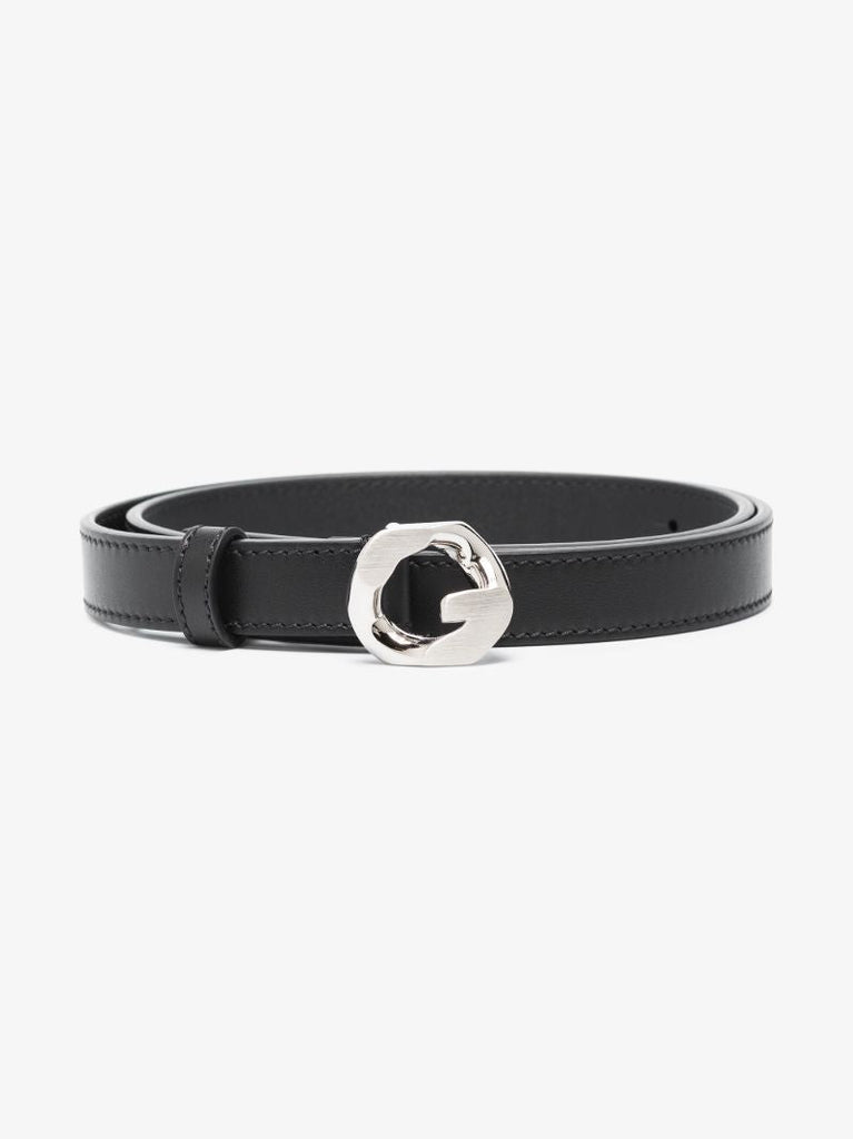 Black G Chain Leather Belt