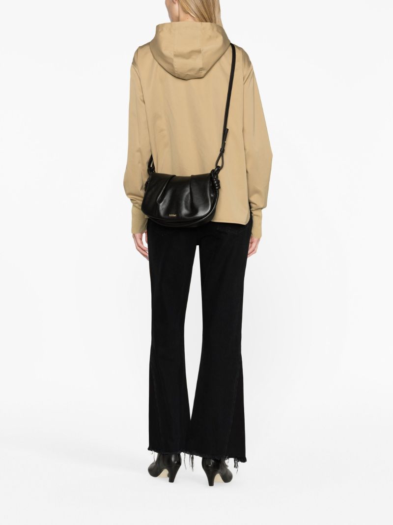 Black Paseo Leather Shoulder Bag