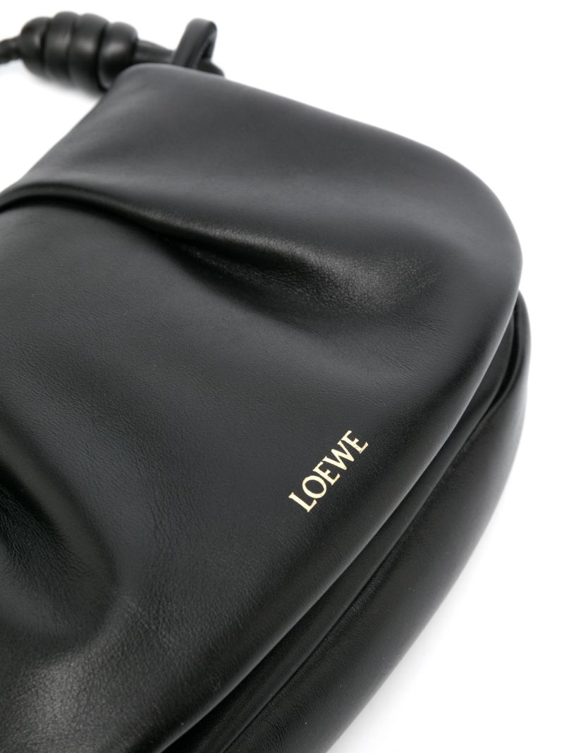 Black Paseo Leather Shoulder Bag