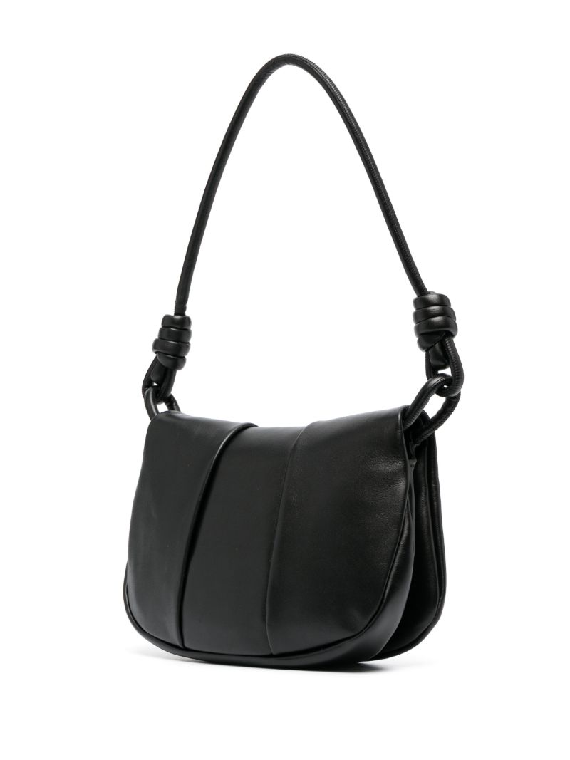 Black Paseo Leather Shoulder Bag