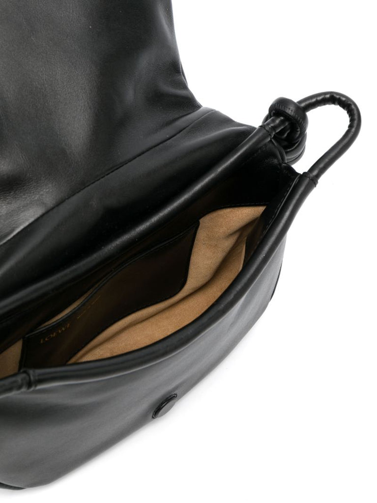 Black Paseo Leather Shoulder Bag