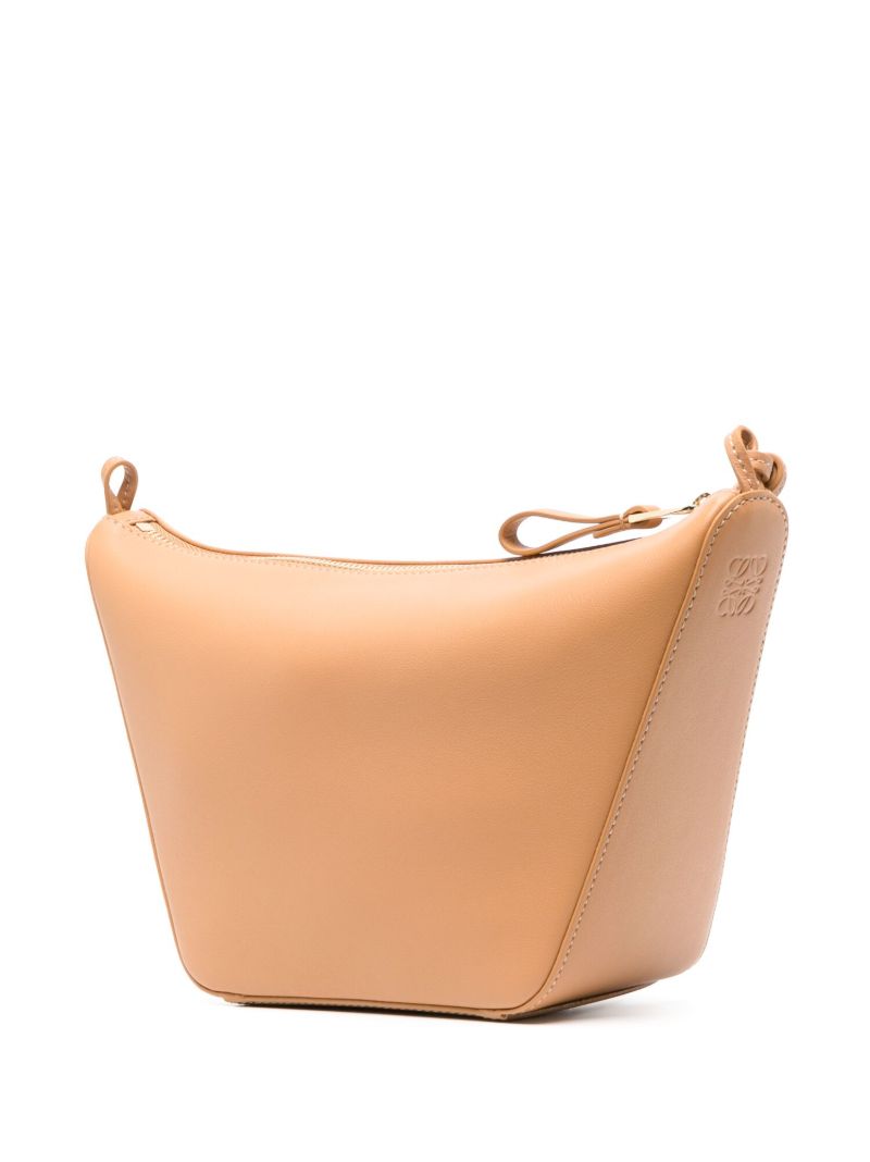 Brown Hammock Hobo Mini Leather Shoulder Bag