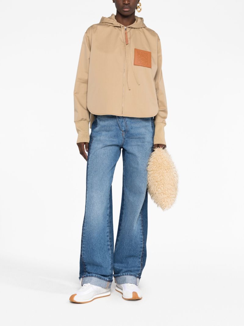 Neutral Anagram Hooded Jacket