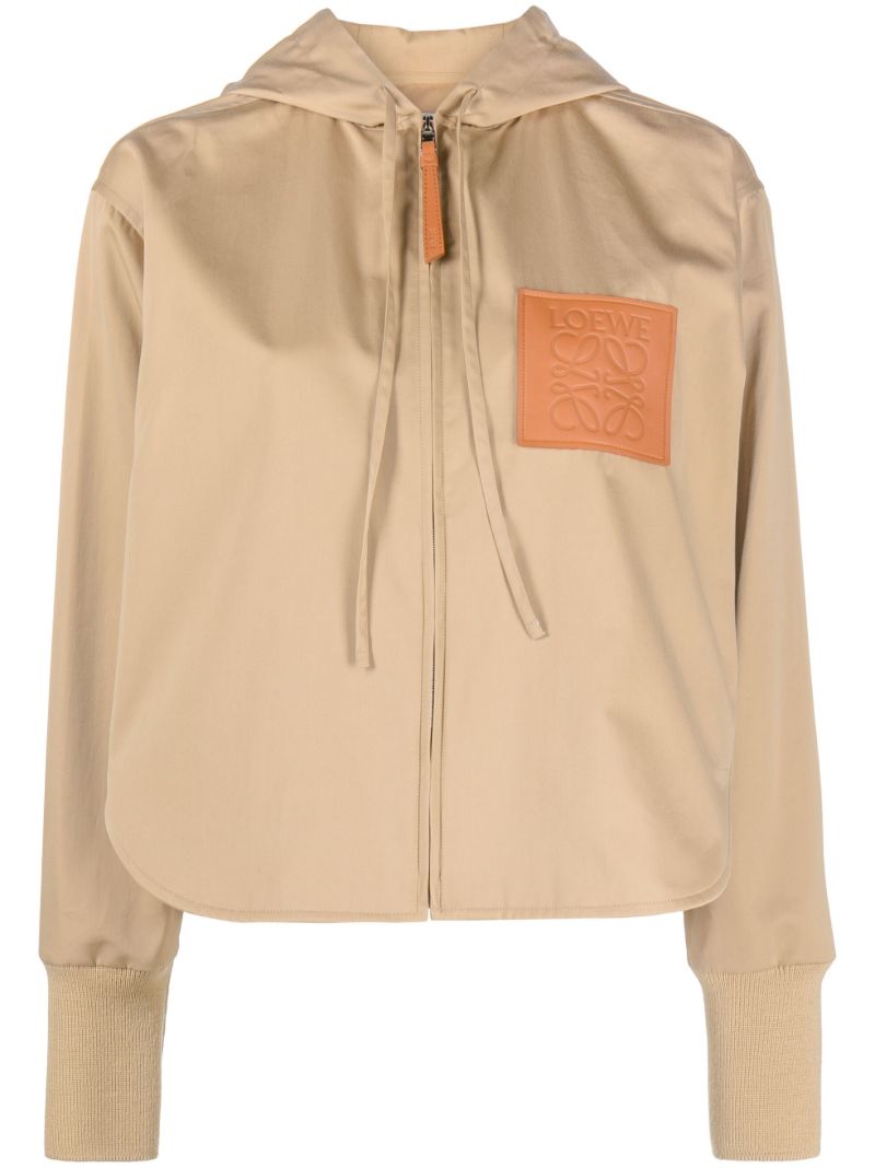 Neutral Anagram Hooded Jacket